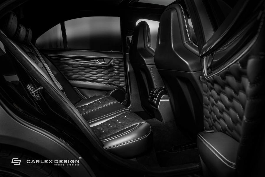 Интерьер Mercedes-Benz C63 AMG by Carlex Design 2017 года  (фото 3 из 15)